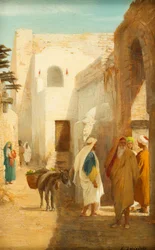 Orientalische Straßenszene