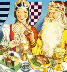 Däumling beim Abendessen