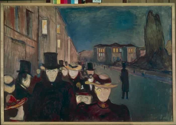 Abend auf Karl Johan