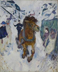 Galoppierendes Pferd