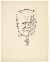 Studie zum Porträt von Dr. med. Carl Lorentzen (1860-1932)