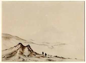 Mount Erebus von Hut Point, 1901-04