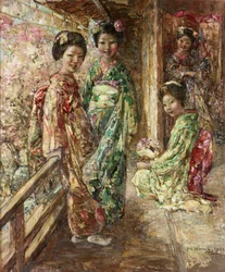In einem japanischen Garten