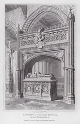 Denkmal von Sir John Spencer, in der Kirche von Great Brington