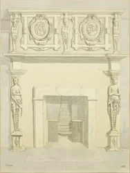 Kamin in Messrs Harris