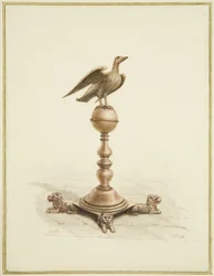 Der Adler in der St. Mary-le-Port Kirche