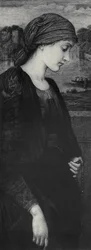 Flamma Vestalis, ca. 1887 (Radierung auf Pergament)
