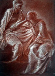 Studie weiblicher Figuren