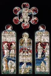 Easthampstead, St. Michael & St. Maria Magdalena, Das Jüngste Gericht, St. Michael, 1876