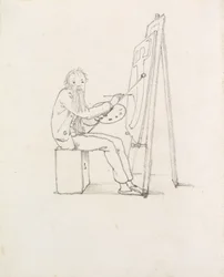Selbstkarikatur, 1874