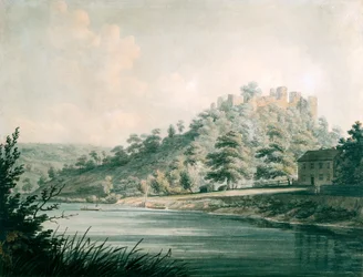 Burg Goodrich am Fluss Wye