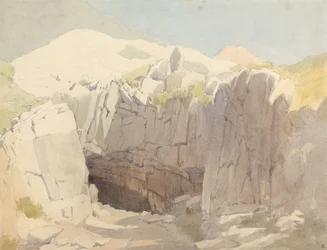 Studie von Felsen bei Mumbles