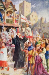 Der Kinderkreuzzug von 1212, Illustration aus 