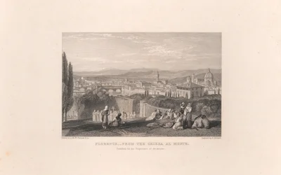 Florenz von der Chiesa al Monte