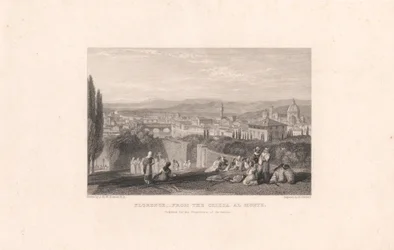 Florenz von der Chiesa al Monte