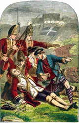 Tod von General James Wolfe bei der Belagerung von Quebec, 1759 ca. 1870