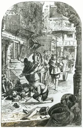 Die Große Pest von London im Jahr 1665