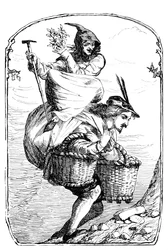 Das Gänsemädchen am Brunnen