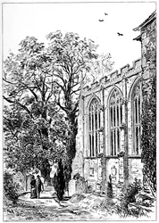 Der Chor der Kirche von Stratford, Stratford-upon-Avon, Warwickshire, 1885