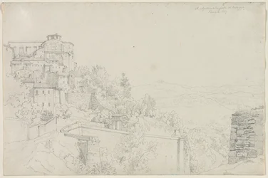 Heiliger Agostino von Bulagajo, Perugia San Agostino dalla parte del Bulagajo, Perugia, 1829