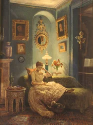 Ein Abend zu Hause, 1888