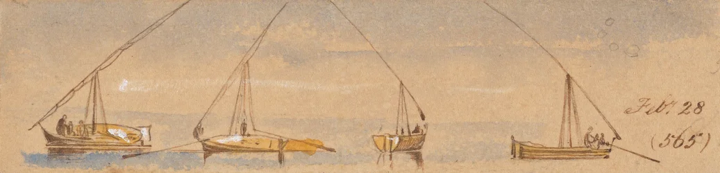 Boote (Dahabeahs); 28. Feb. [1867] (565)