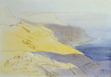 Küstenlandschaft, Eza, 1864