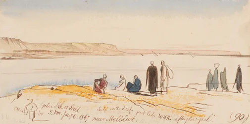 Gebel Shk. es Said, in der Nähe von Mellawi; 17:00 Uhr, 6. Jan. 1867 (90)
