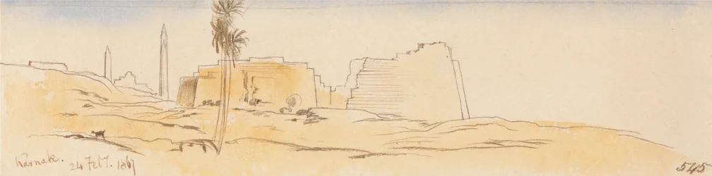 Karnak, 24. Februar 1867