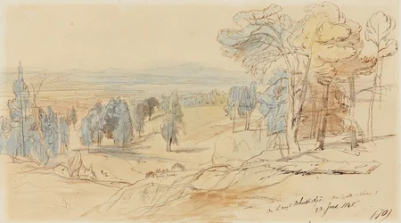 Auf dem Weg zu Achmet Aga von Castella und Chalcis, Griechenland, 23. Juni 1848