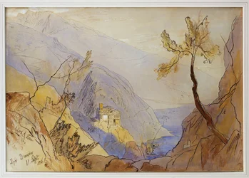 Das Kloster des Heiligen Dionysius, Berg Athos, 11. September 1856