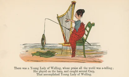 Es war eine junge Dame aus Welling, deren Lob die ganze Welt erzählte, aus 