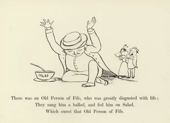 Es war eine alte Person aus Fife, die vom Leben sehr angewidert war