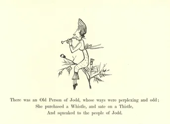 Es war eine alte Person von Jodd, deren Wege verwirrend und seltsam waren