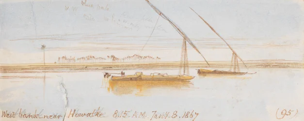 Westufer in der Nähe von Howatke; 8:15 Uhr, 8. Jan. 1867 (95)