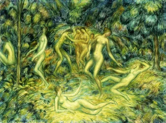 Tanzende Nymphen, 1918