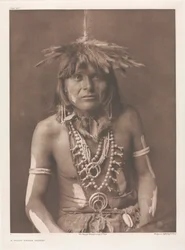 Portfolio XII, Platte 429: Ein Walpi Schlangenpriester