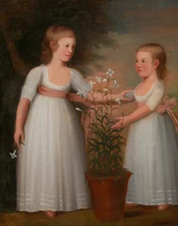 Die Davis-Kinder (Eliza Cheever Davis und John Derby Davis)