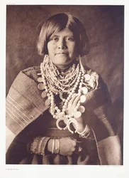 Ein Zuni-Mädchen