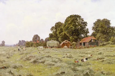Heuernte in Fittleworth, Sussex