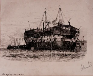 Gefängnisschiff 