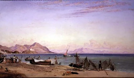 Salerno, Netze trocknen