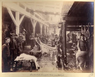 Leadenhall Schlachthaus, von Westen
