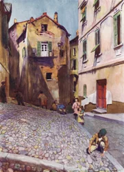 Korsika: Alte Häuser, Bastia