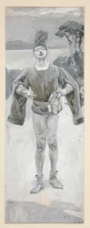 Autolycus, Illustration zu Balladen und Balladenmusik, die Shakespeare illustrieren
