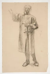 Figurenstudie für