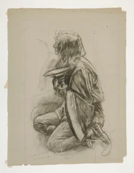 Figurenstudie für König Artus
