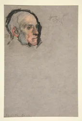 Kopf eines Mannes, Krönungsporträt von Edward VII