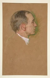Kopf eines Mannes, Krönung von Edward VII