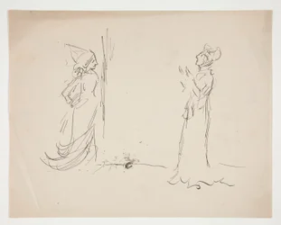 Studie von zwei Figuren, aus 